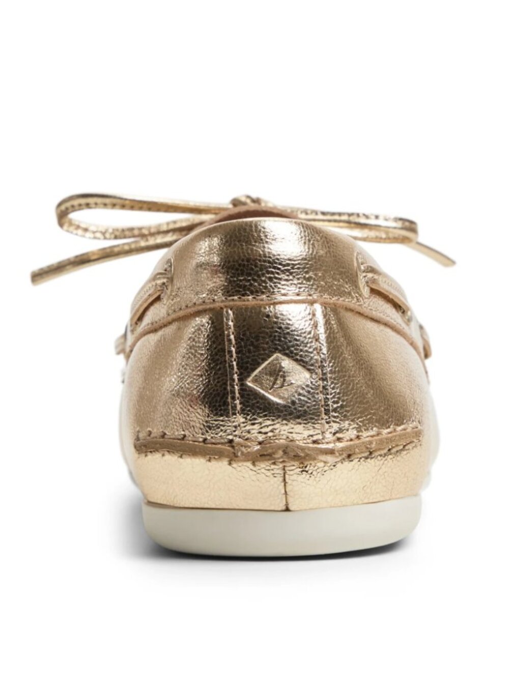 Sperry Top-Sider Slim Boat Leather Shoes Gold Women’s Size 11 M NWT - Picture 3 of 6